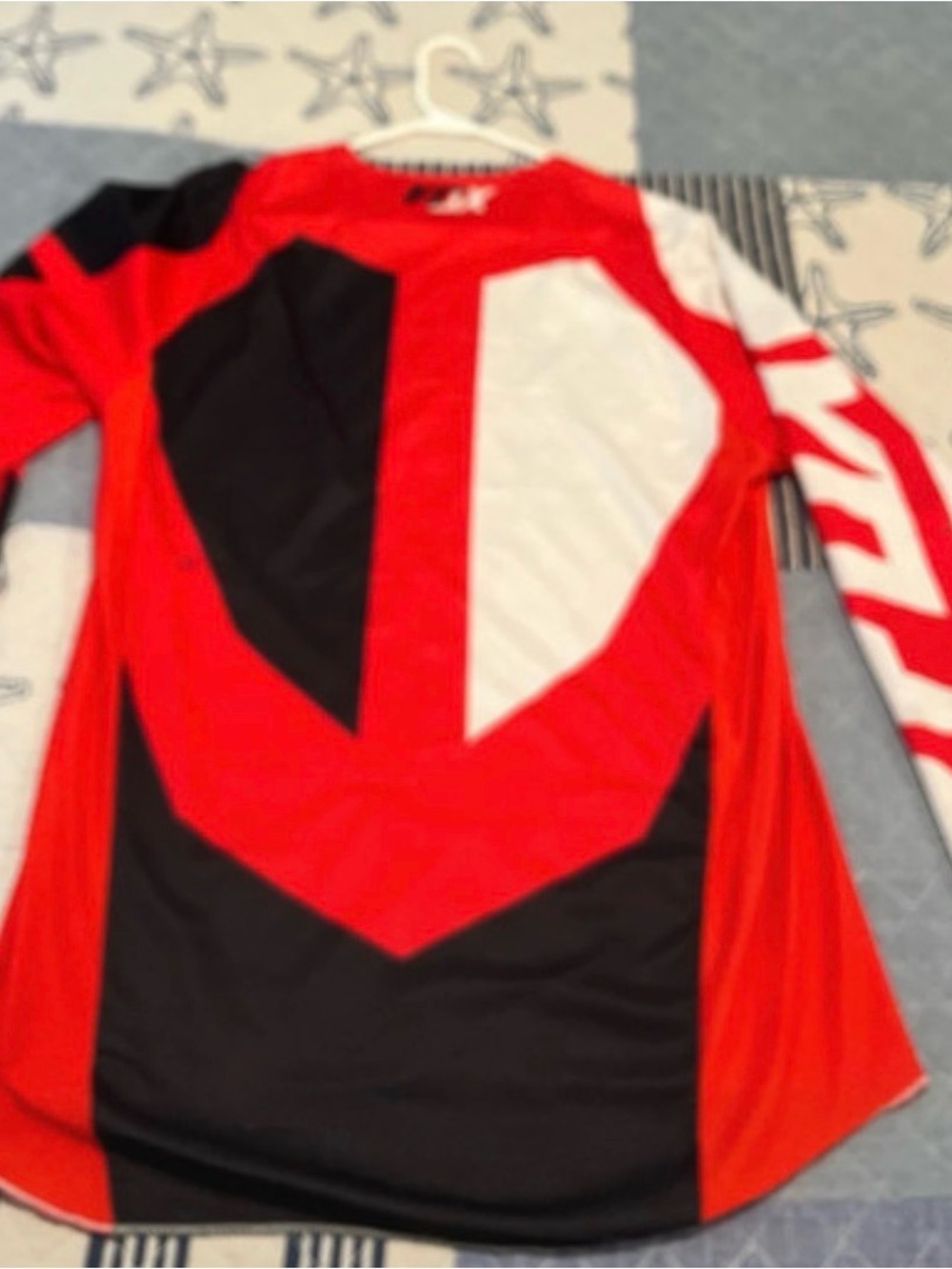 Fox  Red, Black & White Motocross Jersey - Picture 5 of 6